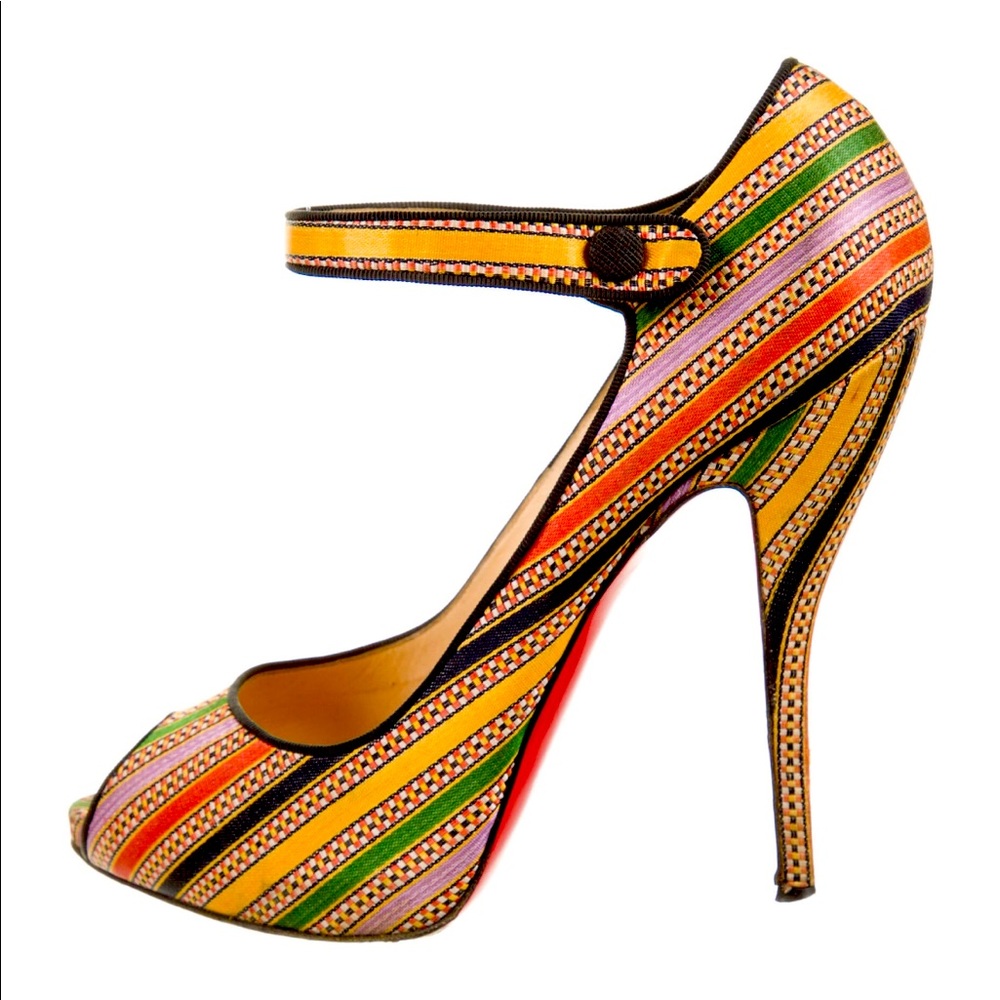 Louboutin Mary Jane peep toes, 40